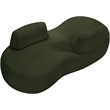 Meridian Furniture Argyle Green Teddy Fabric Chaise/Loveseat