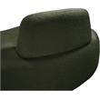 Meridian Furniture Argyle Green Teddy Fabric Chaise/Loveseat