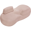 Meridian Furniture Argyle Pink Teddy Fabric Chaise/Loveseat