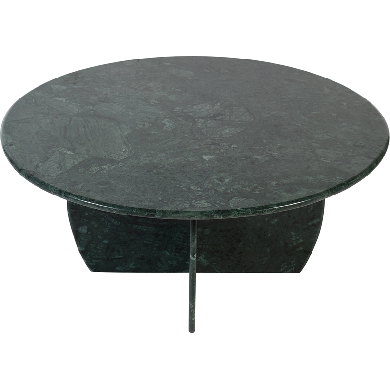 Meridian Furniture Formentera Green Marble Coffee Table
