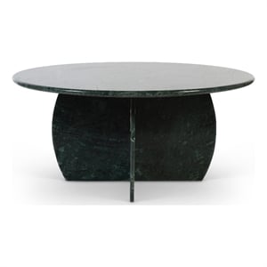 Meridian Furniture Formentera Green Marble Coffee Table