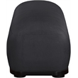 Meridian Furniture Calum Black Chenille Fabric Bench