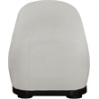 Meridian Furniture Calum Grey Chenille Fabric Bench