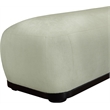 Meridian Furniture Calum Mint Chenille Fabric Bench