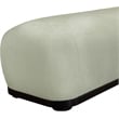 Meridian Furniture Calum Mint Chenille Fabric Bench