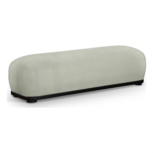 Meridian Furniture Calum Mint Chenille Fabric Bench