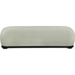 Meridian Furniture Calum Mint Chenille Fabric Bench