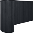 Meridian Furniture Belinda Black Beech Wood and Oak Veneer Sideboard/Buffet