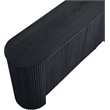 Meridian Furniture Belinda Black Beech Wood and Oak Veneer Sideboard/Buffet
