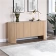 Meridian Furniture Belinda Oak Beech Wood and Oak Veneer Sideboard/Buffet
