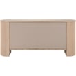Meridian Furniture Belinda Oak Beech Wood and Oak Veneer Sideboard/Buffet