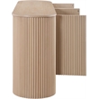 Meridian Furniture Belinda Oak Beech Wood and Oak Veneer Sideboard/Buffet