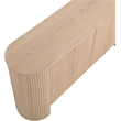Meridian Furniture Belinda Oak Beech Wood and Oak Veneer Sideboard/Buffet