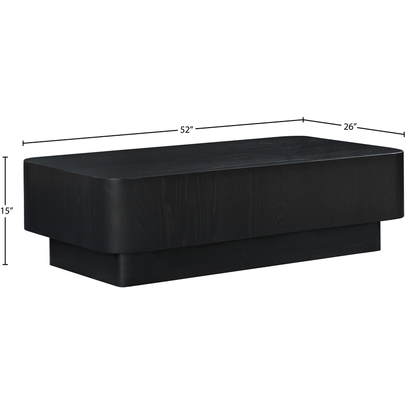 Meridian Furniture Oakmont Black Oak Veneer Coffee Table