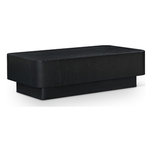 meridian furniture oakmont black oak veneer coffee table