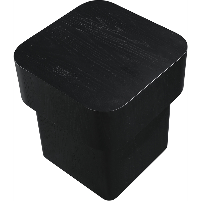 Meridian Furniture Oakmont Black Oak Veneer End Table