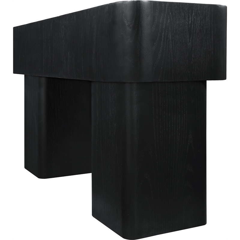 Meridian Furniture Oakmont Oak Oak Veneer Console Table