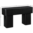 Meridian Furniture Oakmont Oak Oak Veneer Console Table