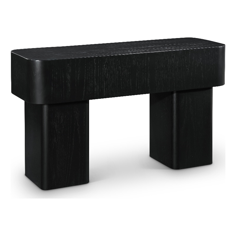 Meridian Furniture Oakmont Oak Oak Veneer Console Table