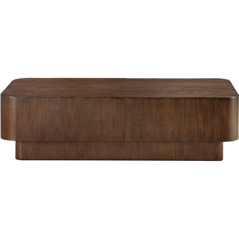 Meridian Furniture Oakmont Brown Oak Veneer Coffee Table