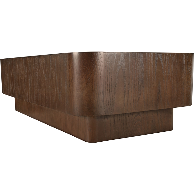 Meridian Furniture Oakmont Brown Oak Veneer Coffee Table