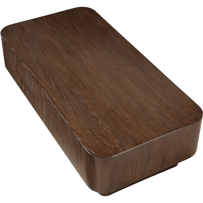 Meridian Furniture Oakmont Brown Oak Veneer Coffee Table
