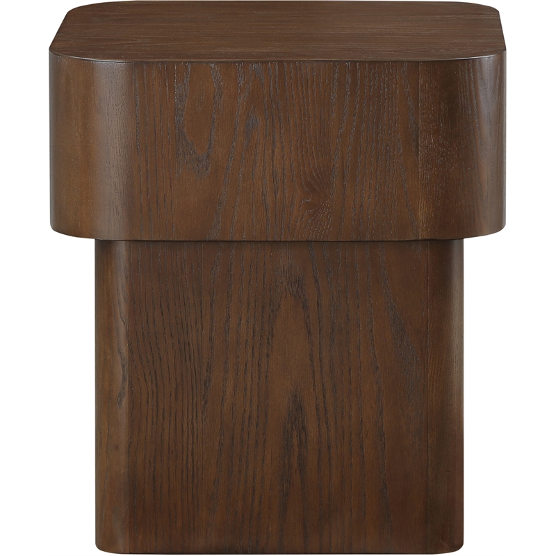 Meridian Furniture Oakmont Brown Oak Veneer End Table