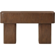 Meridian Furniture Oakmont Brown Oak Veneer Console Table