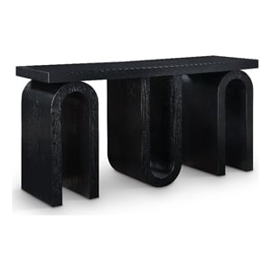 Meridian Furniture Westbourne Black Oak Veneer Console Table