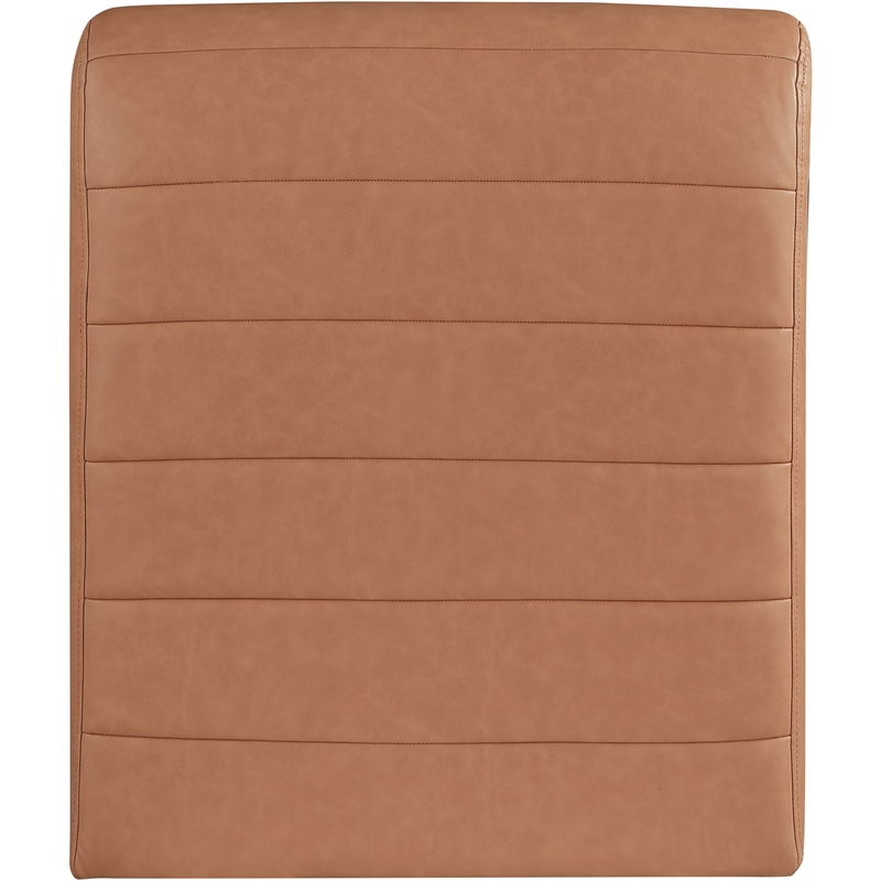 Meridian Furniture Ivy Cognac Vegan Leather Accent Chair