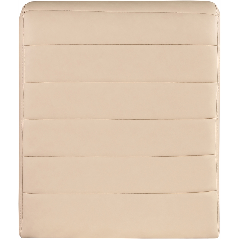 Meridian Furniture Ivy Tan Vegan Leather Accent Chair