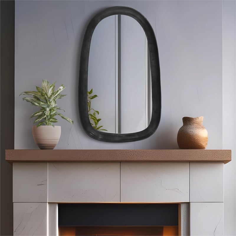 Meridian Furniture Auberge Black Mirror