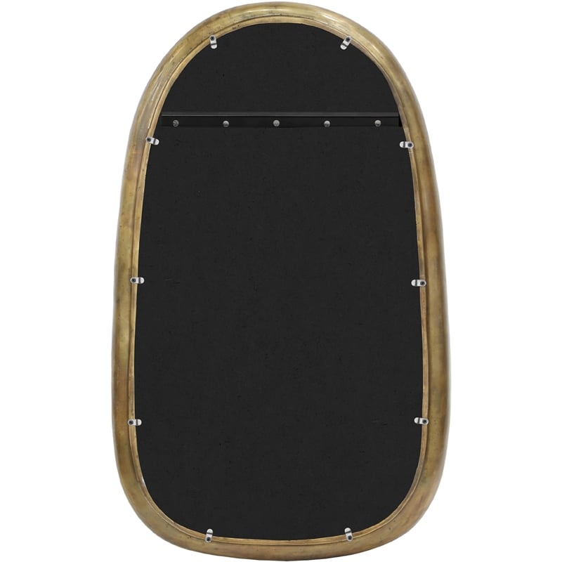Meridian Furniture Auberge Brass Mirror