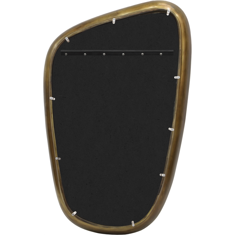 Meridian Furniture Auberge Brass Mirror