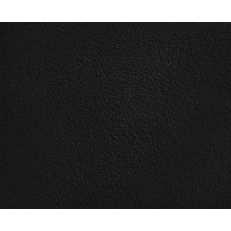 Meridian Furniture Kennedy Black Faux Shearling Teddy Fabric Bench