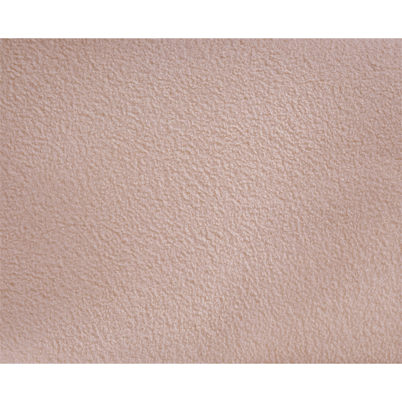 Meridian Furniture Kennedy Pink Faux Shearling Teddy Fabric Bench
