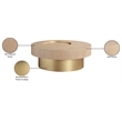 Meridian Furniture Makai Natural Coffee Table