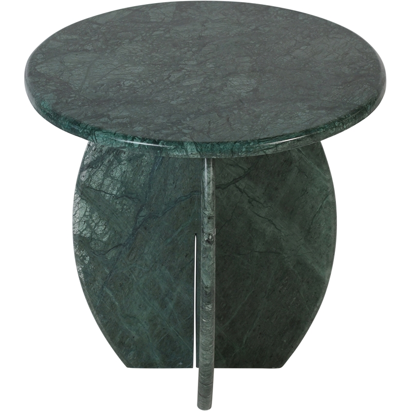 Meridian Furniture Formentera Green Marble End Table