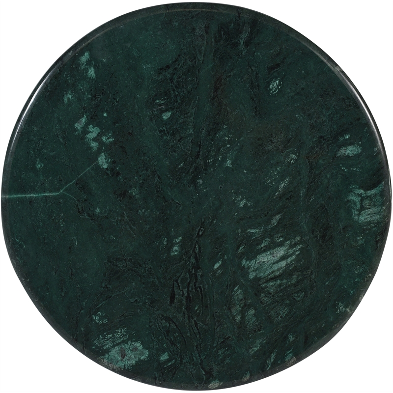 Meridian Furniture Formentera Green Marble End Table