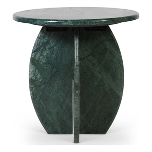 Meridian Furniture Formentera Green Marble End Table