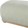 Meridian Furniture Calum Mint Chenille Fabric Bench
