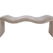 Meridian Furniture Willow Beige Chenille Fabric Bench