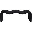 Meridian Furniture Willow Black Chenille Fabric Bench