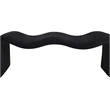 Meridian Furniture Willow Black Chenille Fabric Bench