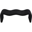 Meridian Furniture Willow Black Chenille Fabric Bench