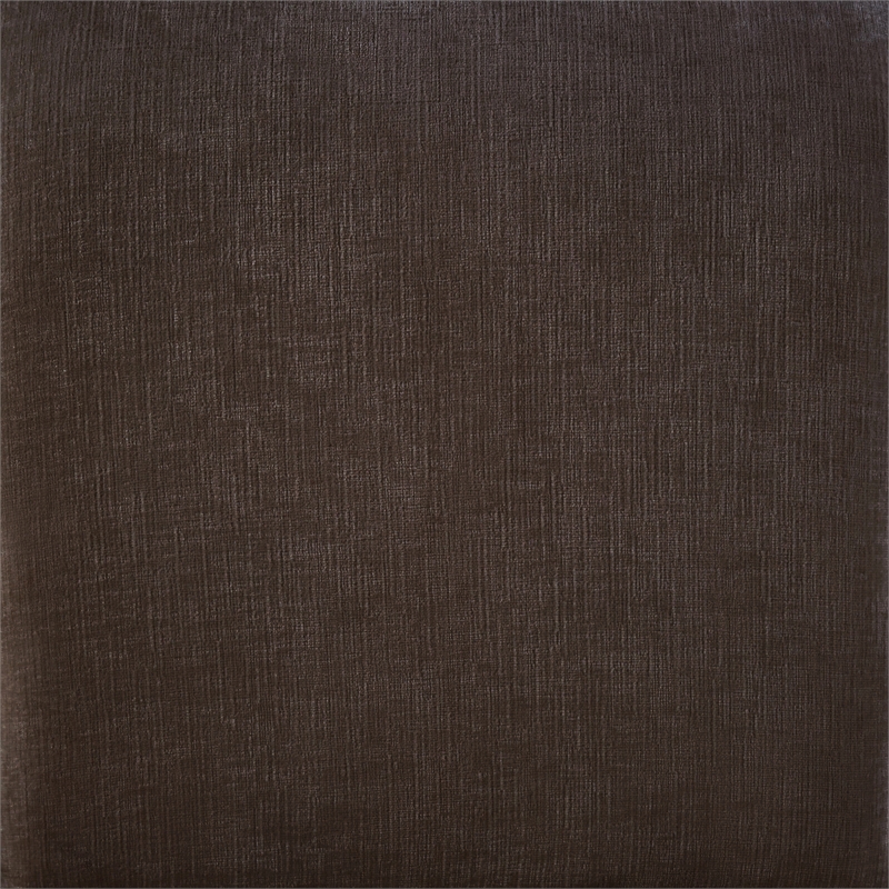 Meridian Furniture Willow Brown Chenille Fabric Bench