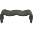 Meridian Furniture Willow Grey Chenille Fabric Bench