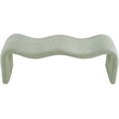 Meridian Furniture Willow Mint Chenille Fabric Bench