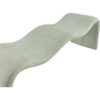Meridian Furniture Willow Mint Chenille Fabric Bench