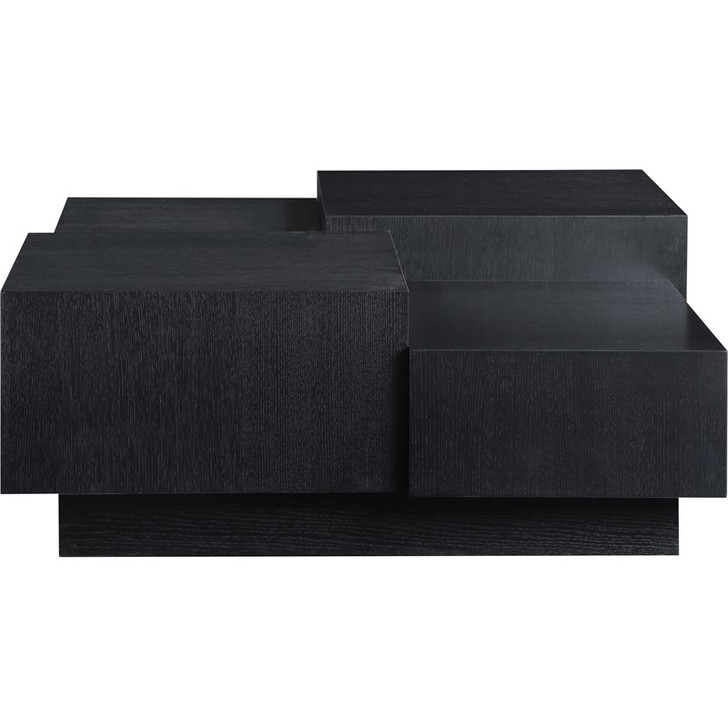 Meridian Furniture Mateo Black Oak Veneer / MDF Coffee Table